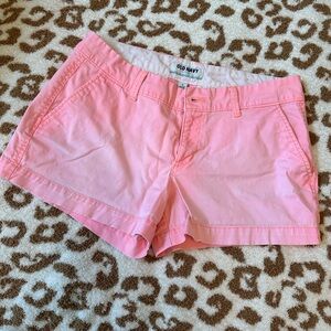 Old Navy pink shorts. Size 4.